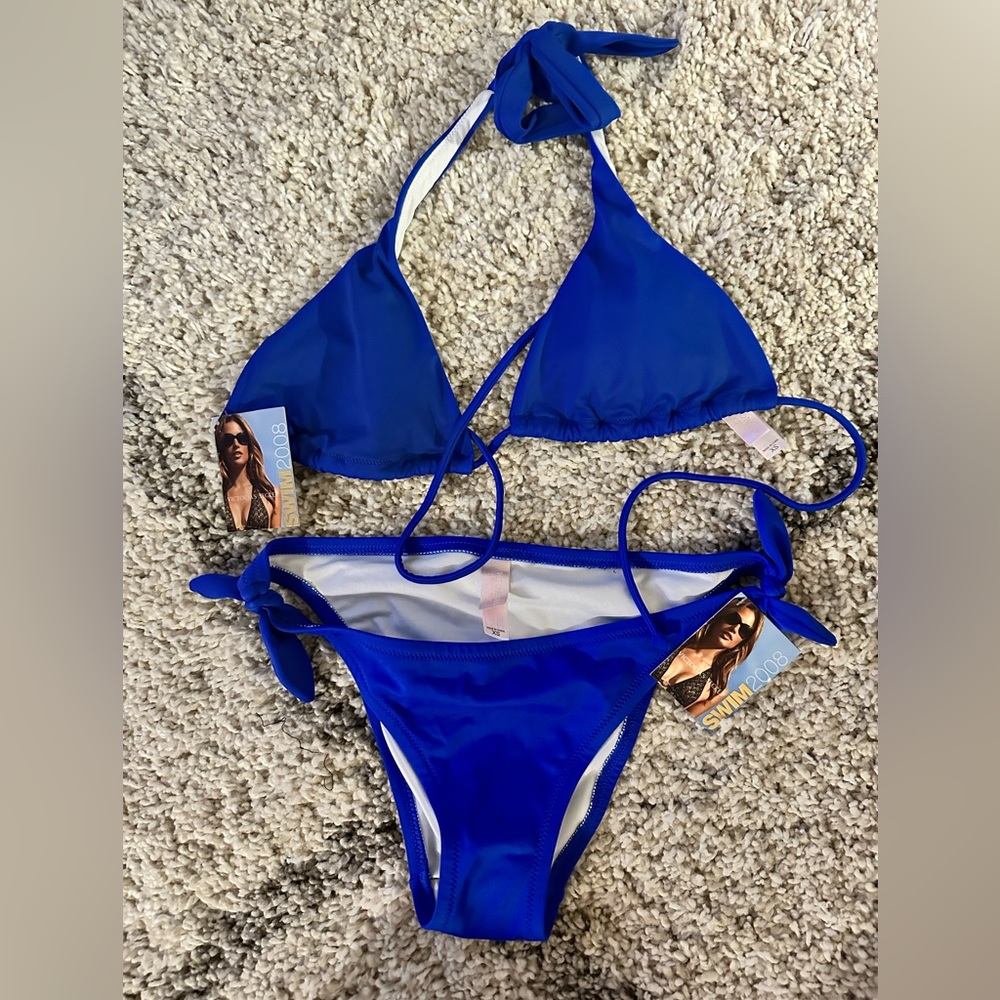 Royal blue bikini